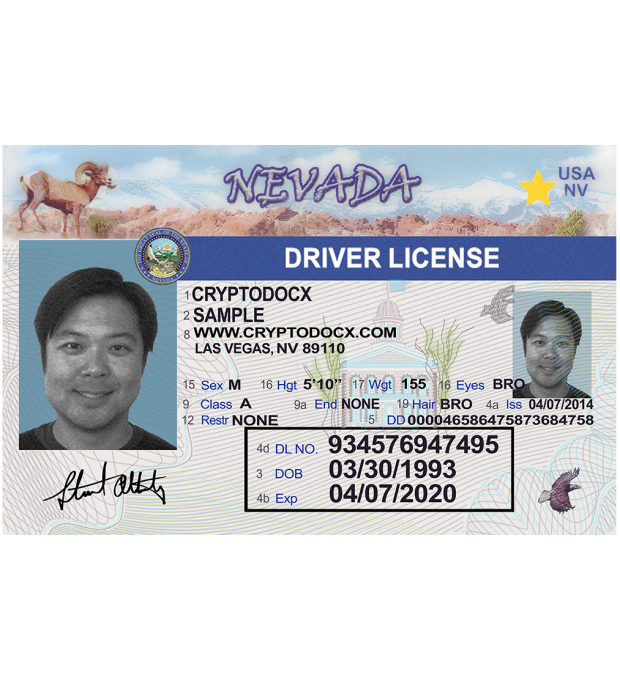 Nevada Fake Id Templates