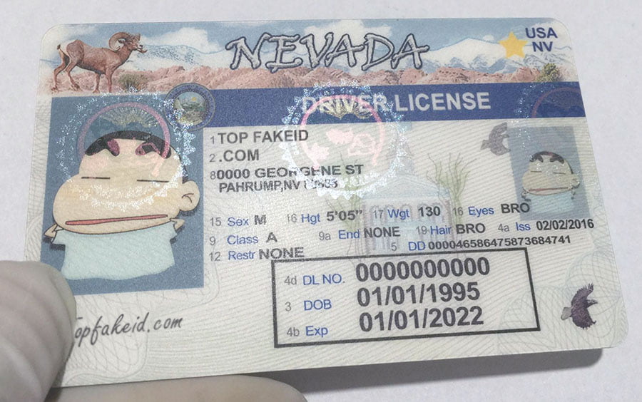 Nevada Scannable Fake Id Maker