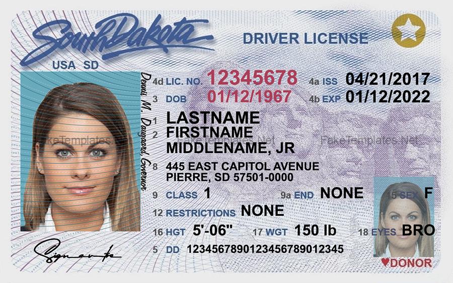 New Hampshire Fake Id Templates