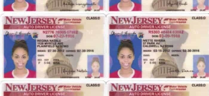 New Jersey fake id