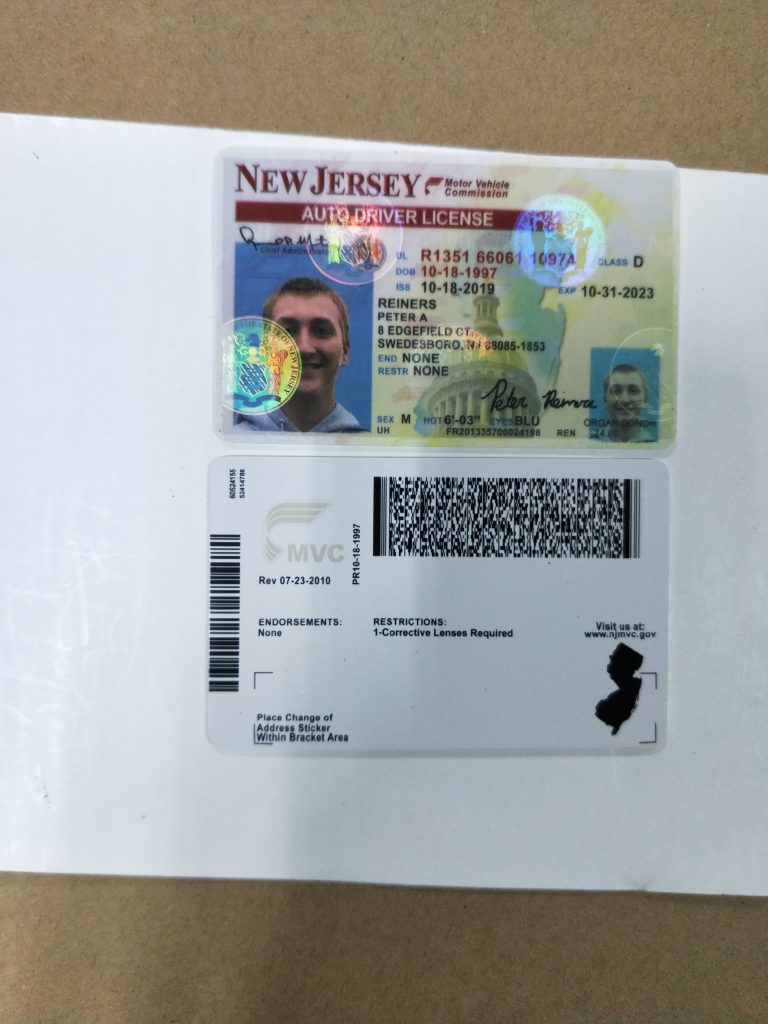 new jersey id real vs fake