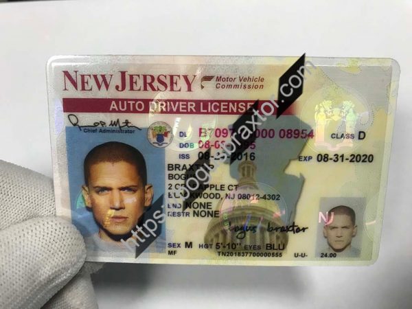New Jersey Scannable Fake Id Front And Back