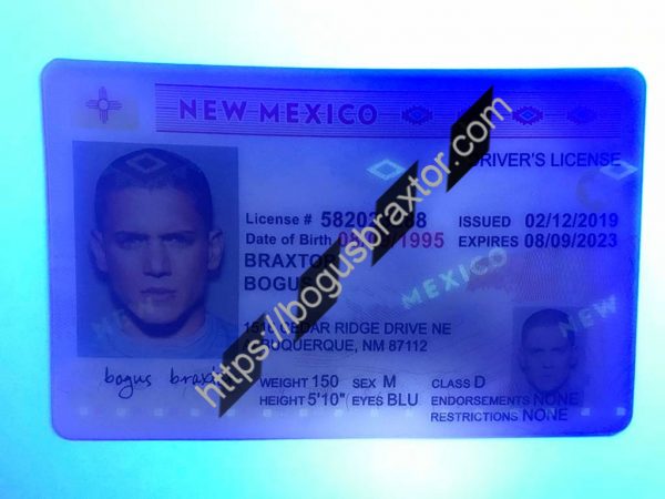 New Mexico Scannable Fake Id Maker