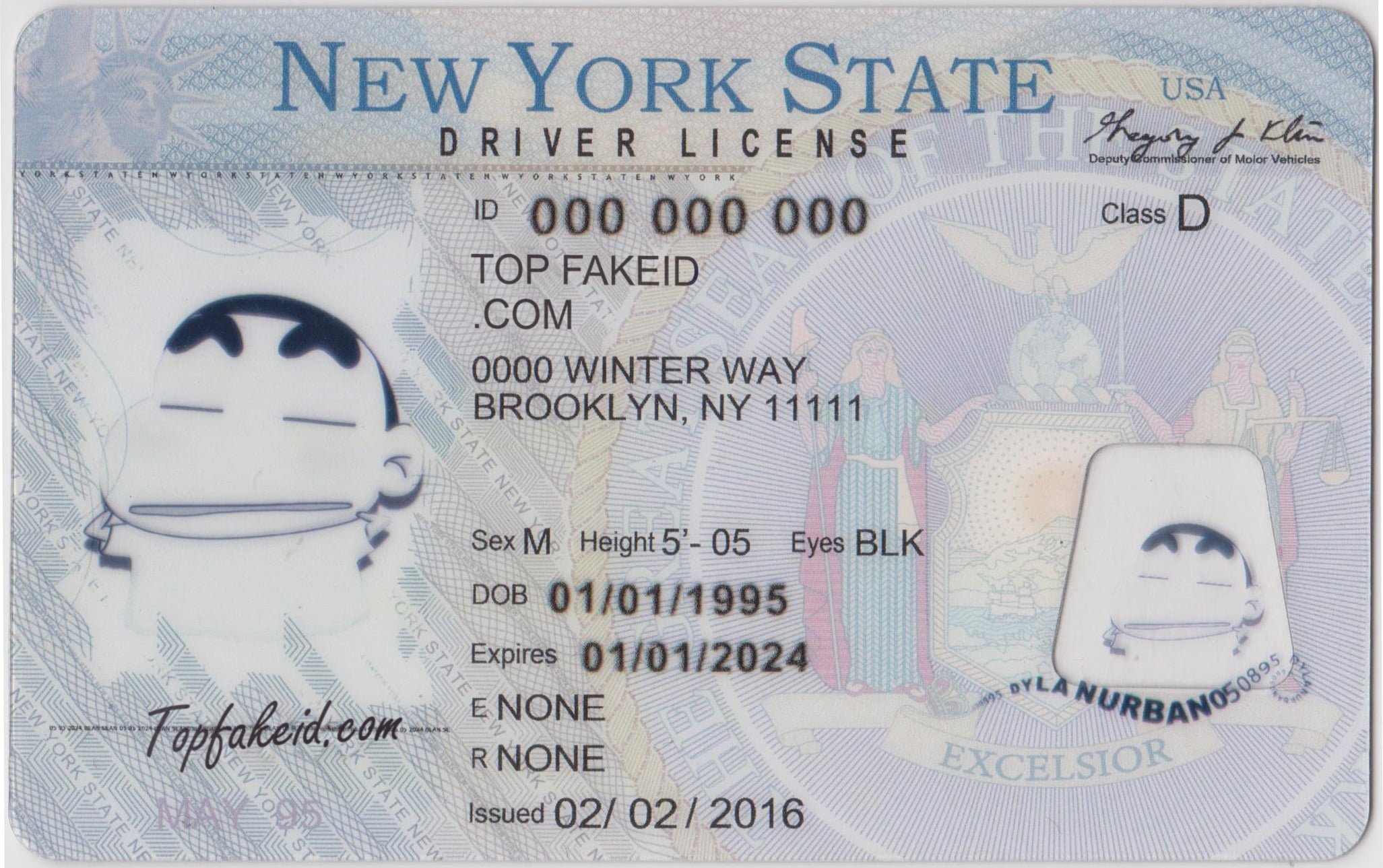 new york fake id vs real