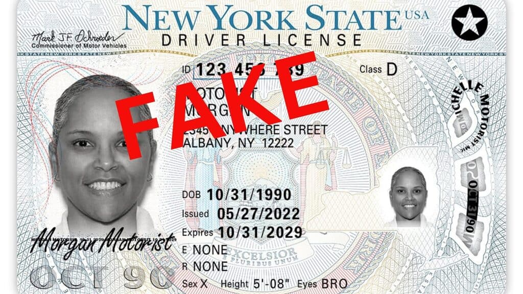 ny fake id