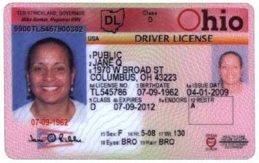 ohio fake id