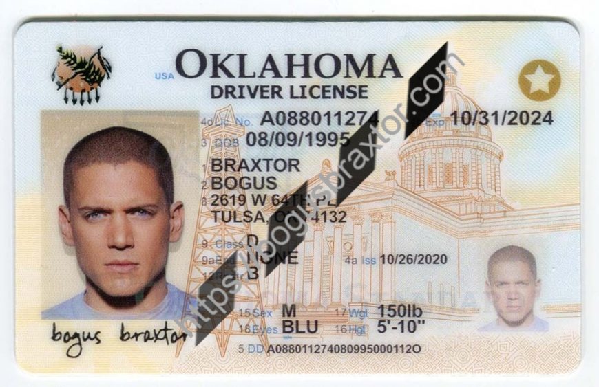 Oklahoma Fake Id Templates - Buy Scannable Fake ID Online - Fake ...