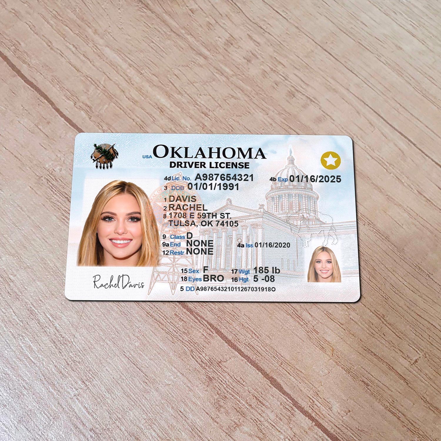 oklahoma fake id