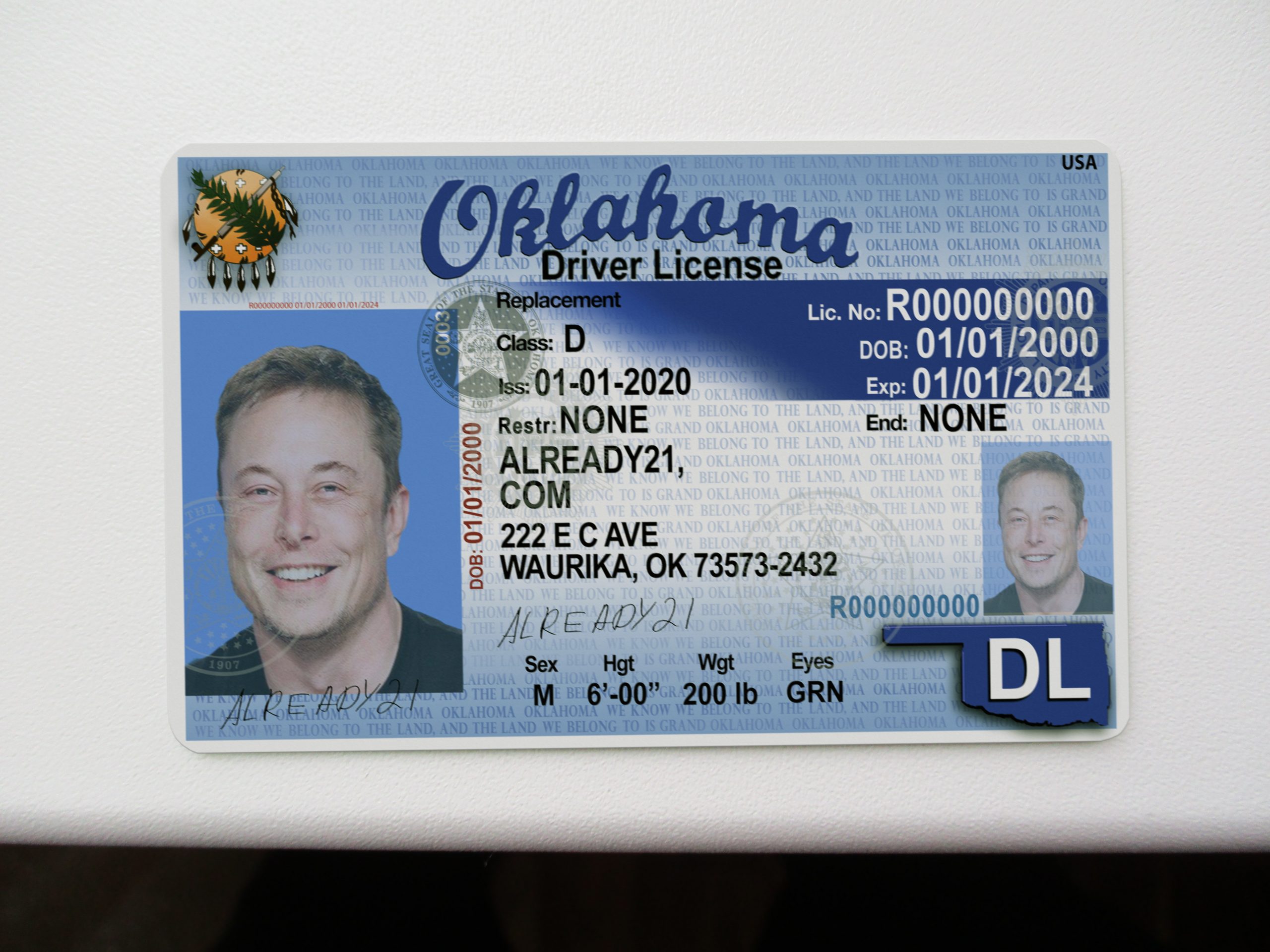 Oklahoma Scannable Fake Id Charges