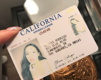 olivia rodrigo fake id