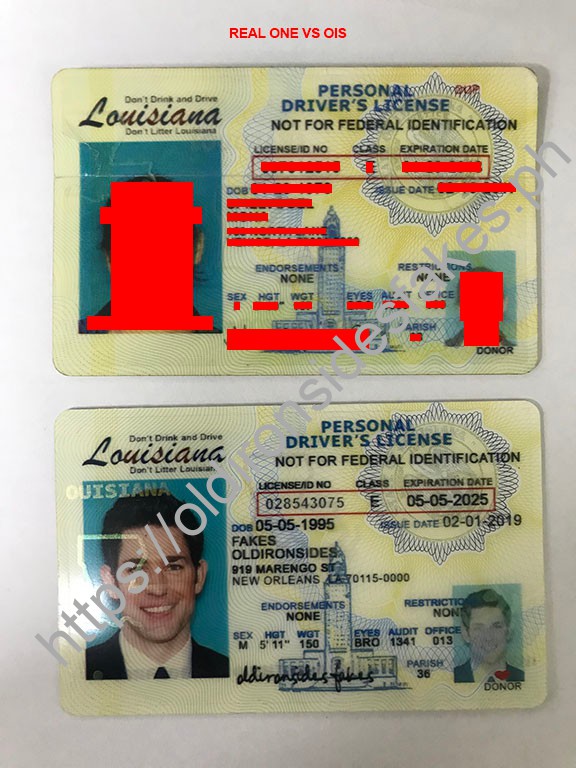 Order Louisiana Scannable Fake Id