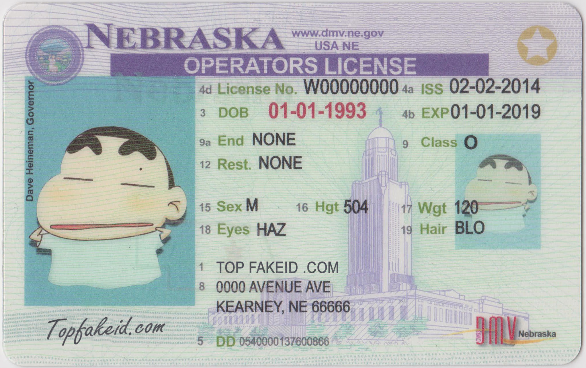 Order Nebraska Fake Id