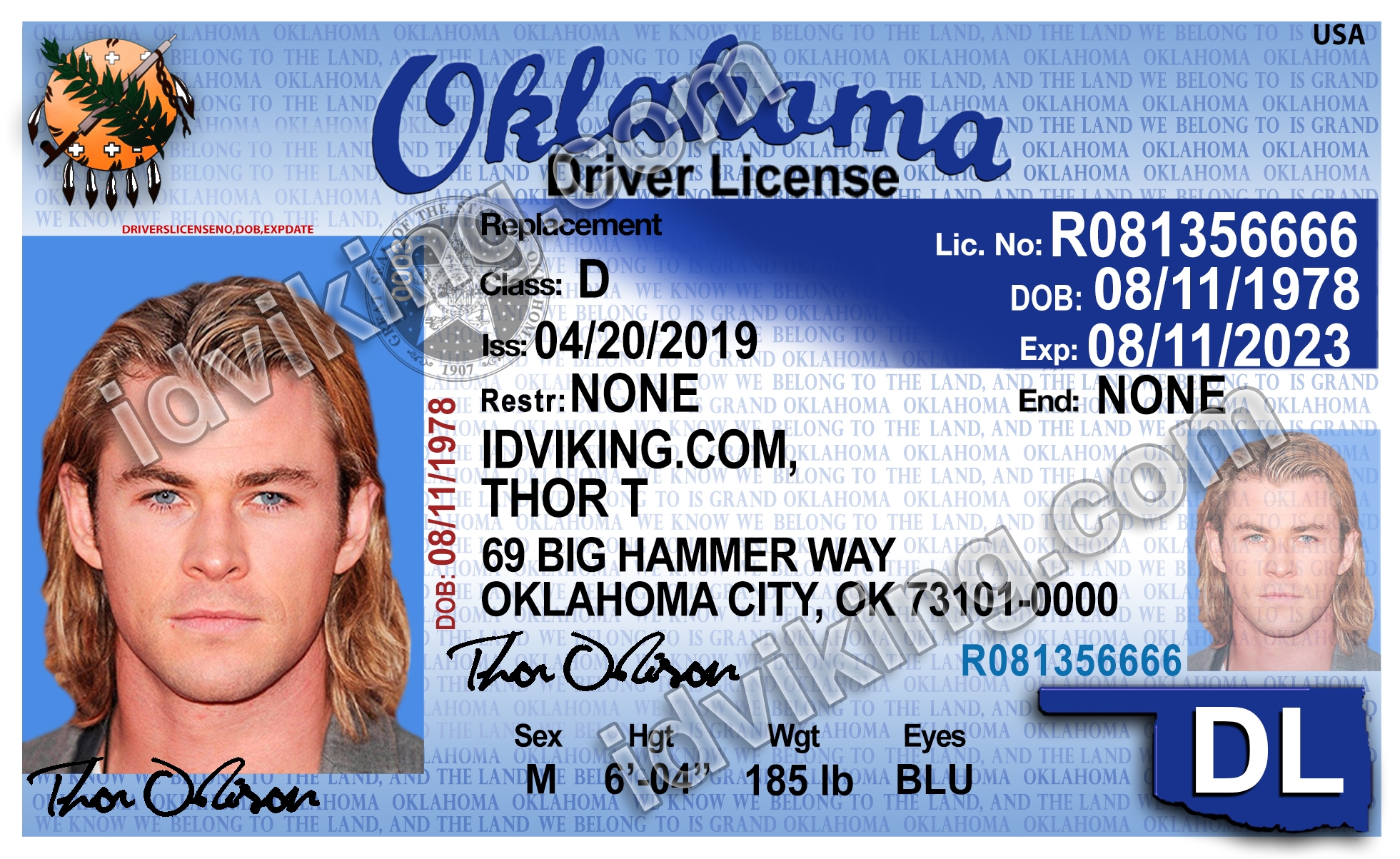 Order Oklahoma Fake Id