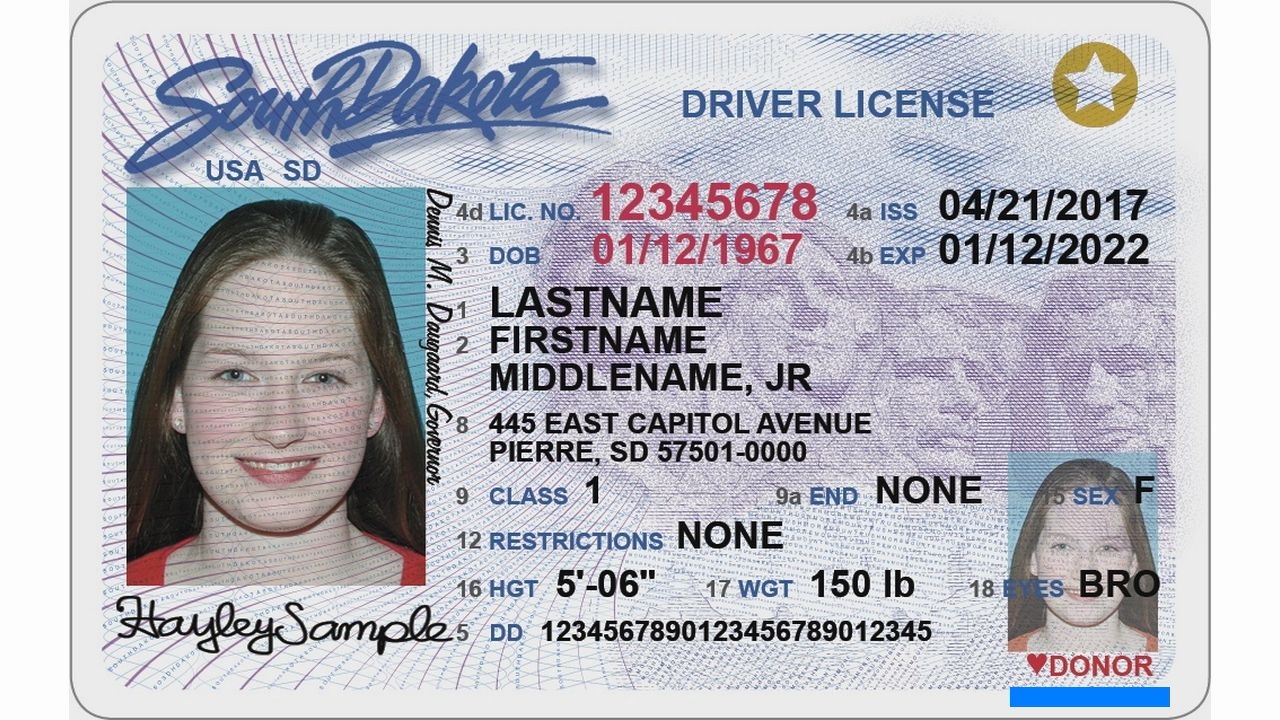 Order South Dakota Fake Id