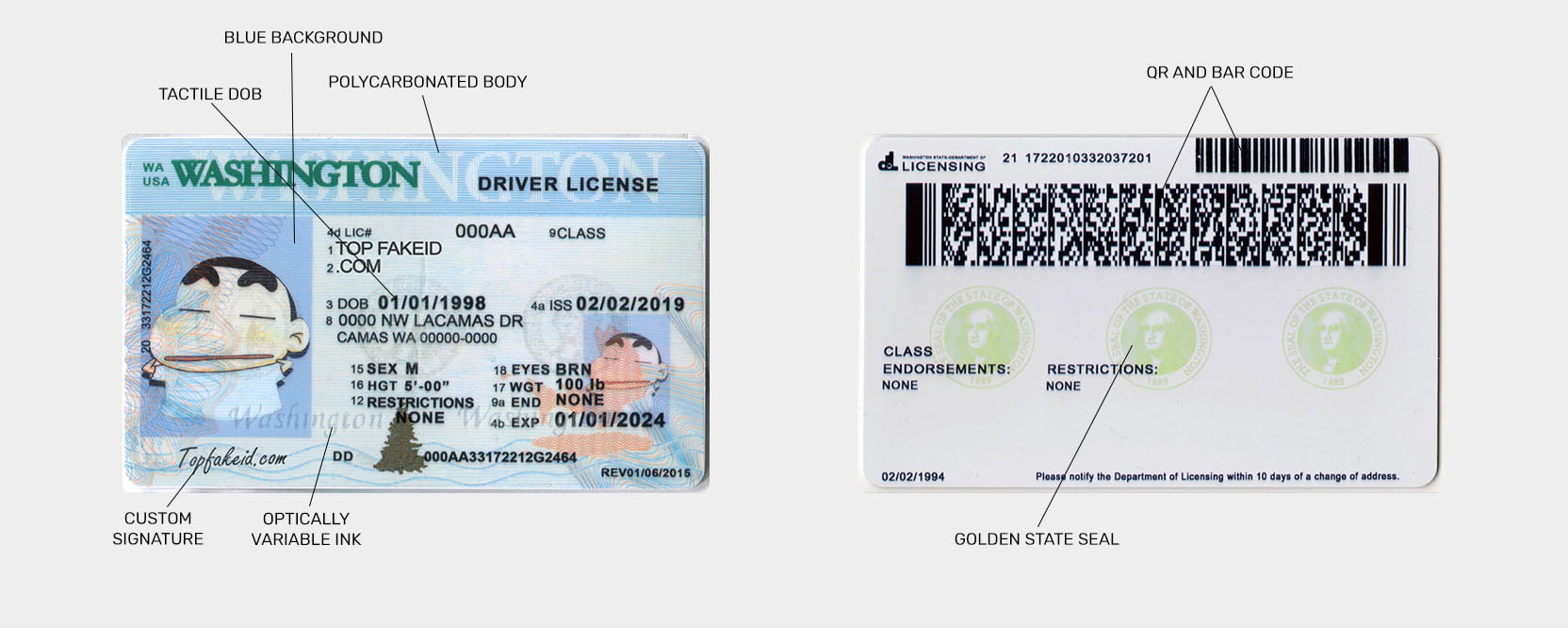 Order Washington Scannable Fake Id