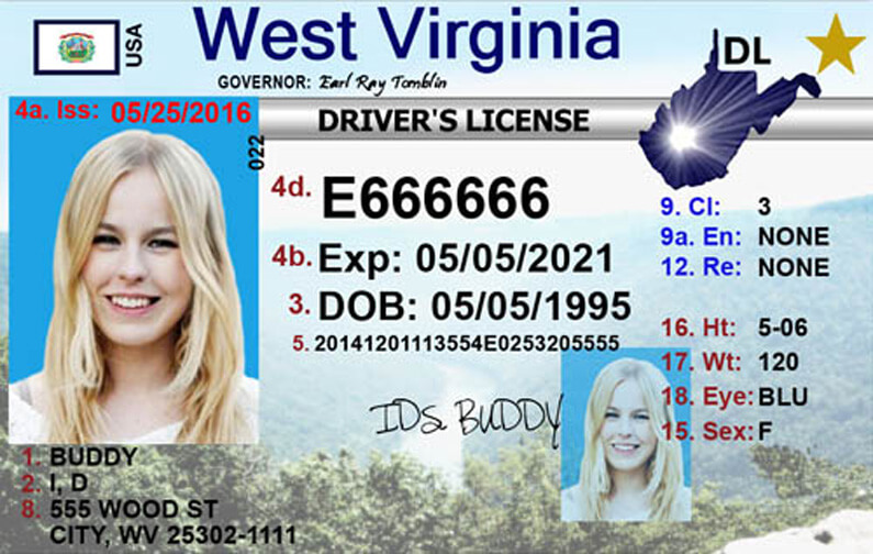 Order West Virginia Fake Id