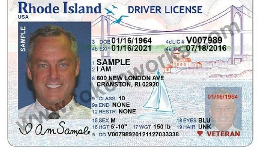 Rhode Island fake id