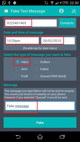 send sms fake sender id