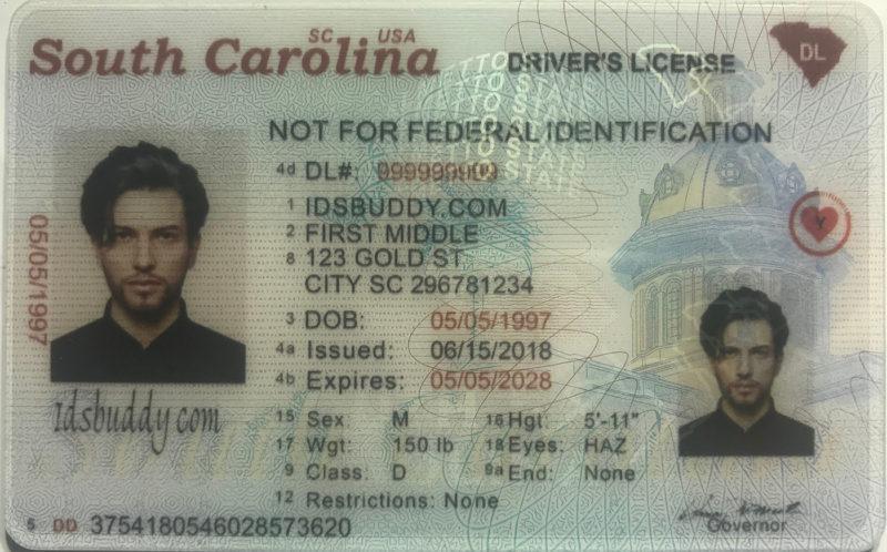 South Carolina Scannable Fake Id Maker