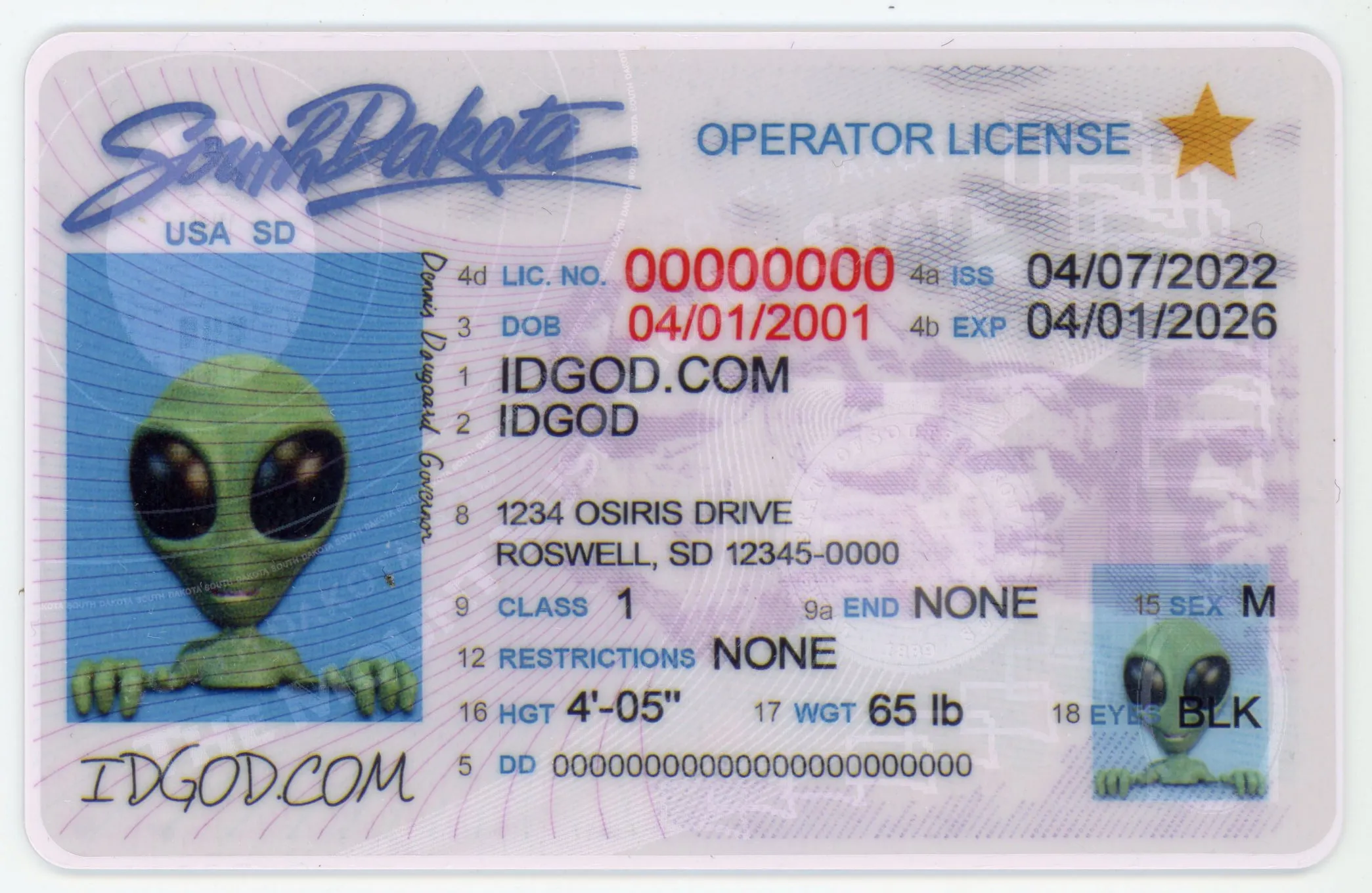 South Dakota Fake Id Maker