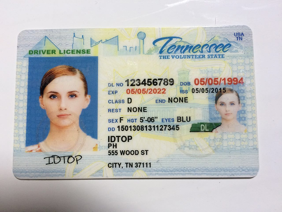 Tennessee Scannable Fake Id Generator