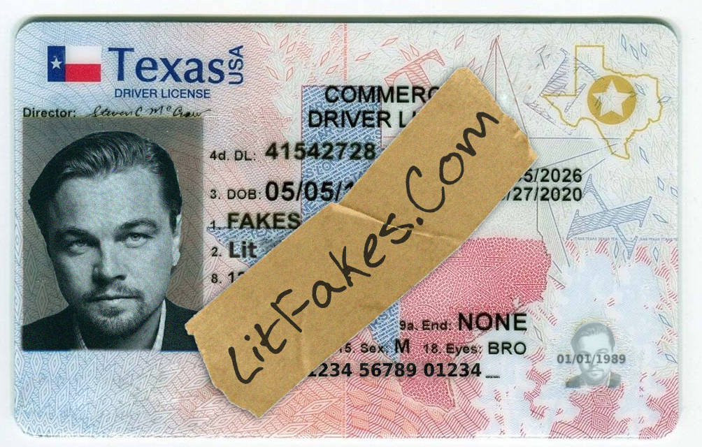 Texas Scannable Fake Id Front And Back