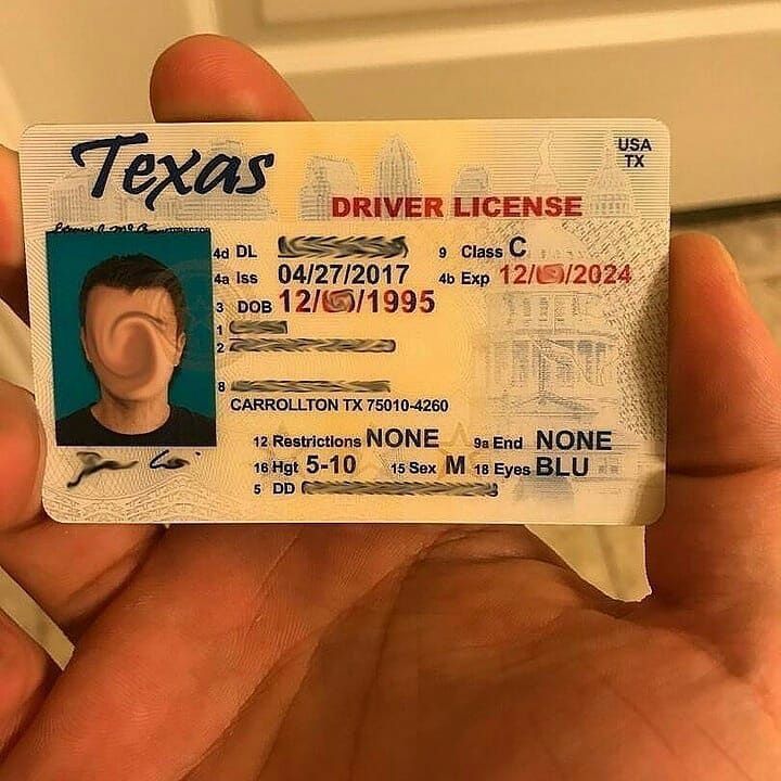Texas Scannable fake id