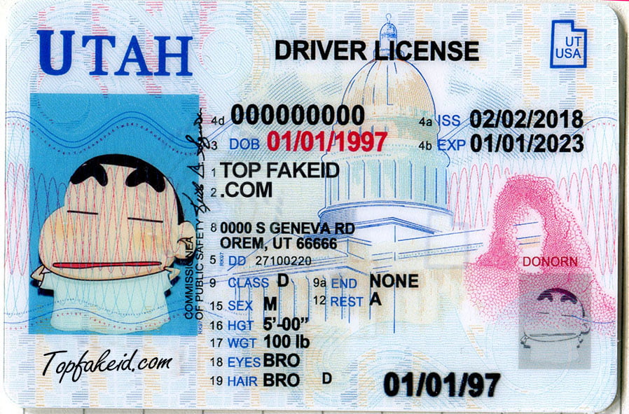 Utah Scannable Fake Id Maker