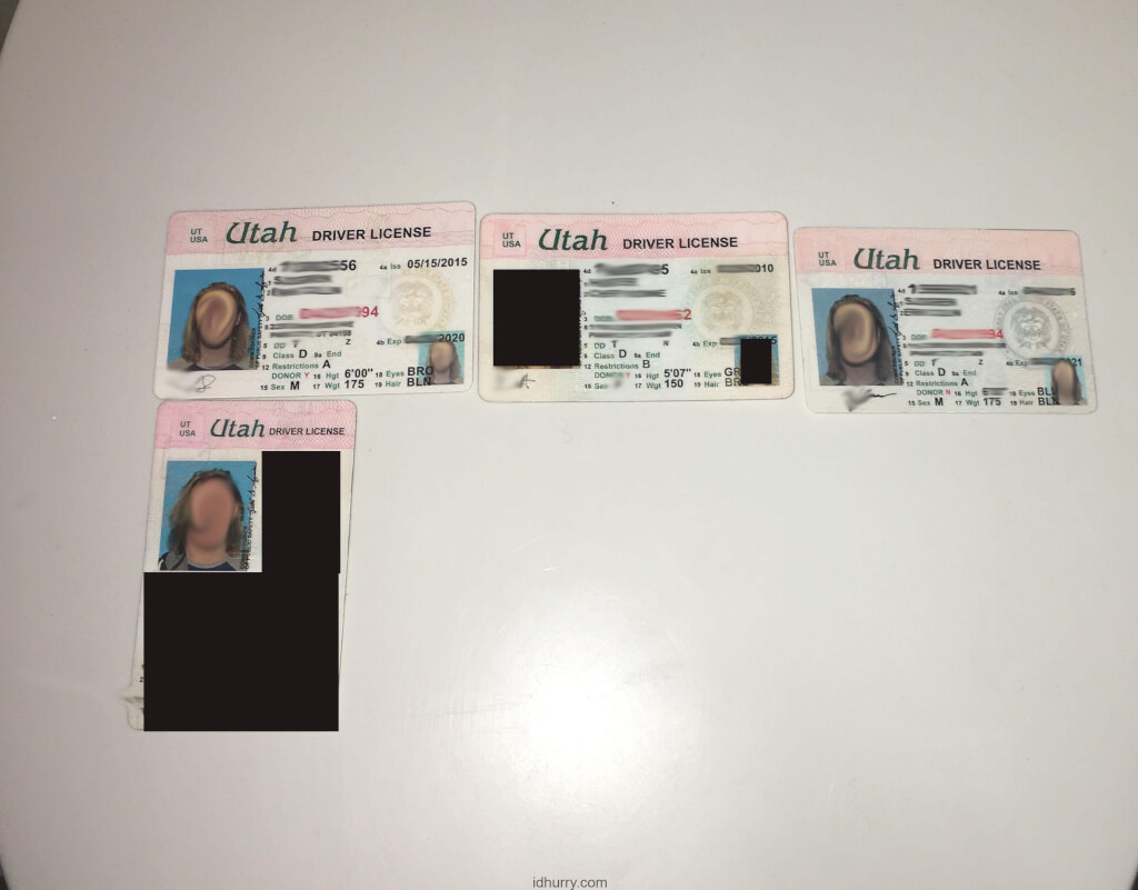 Utah Scannable fake id