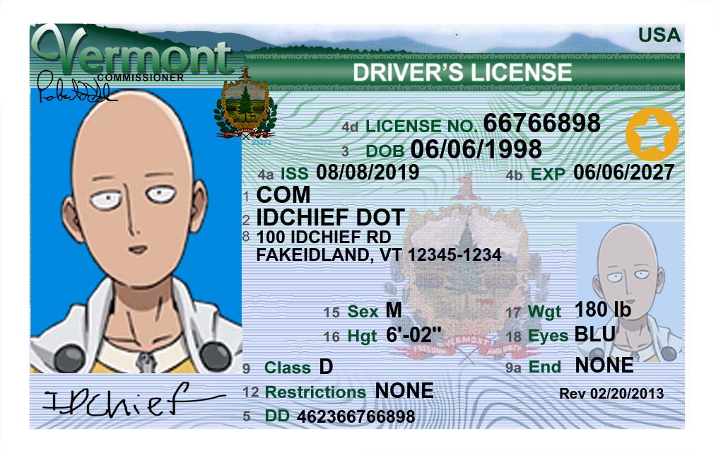 Vermont Fake Id Online