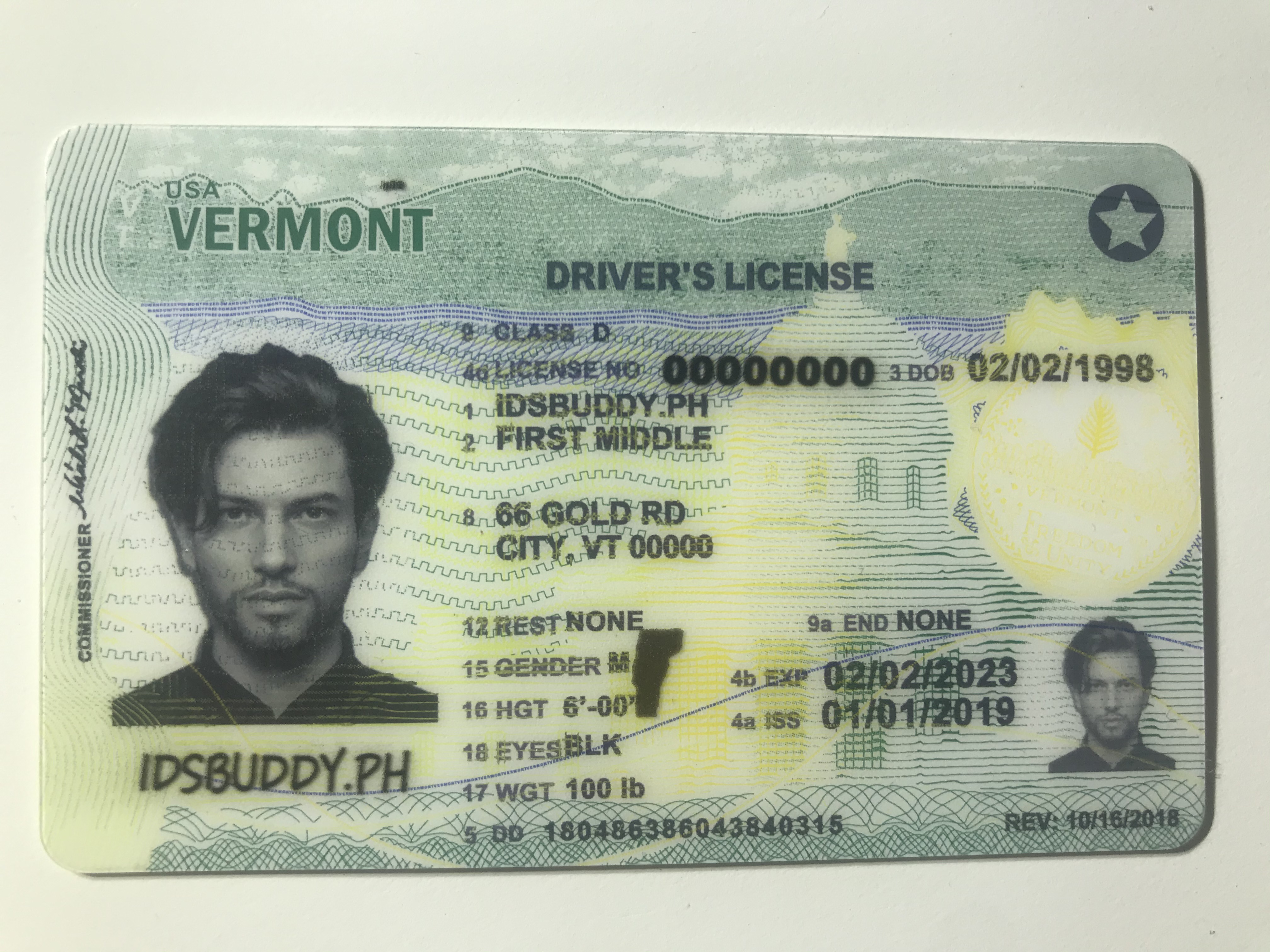 Vermont Scannable Fake Id Maker