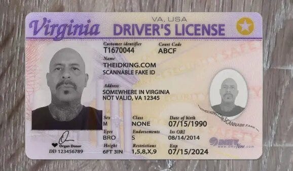 virginia fake id laws