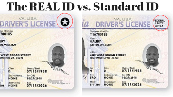 virginia fake id vs real