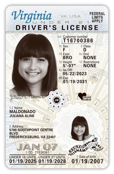 virginia fake id