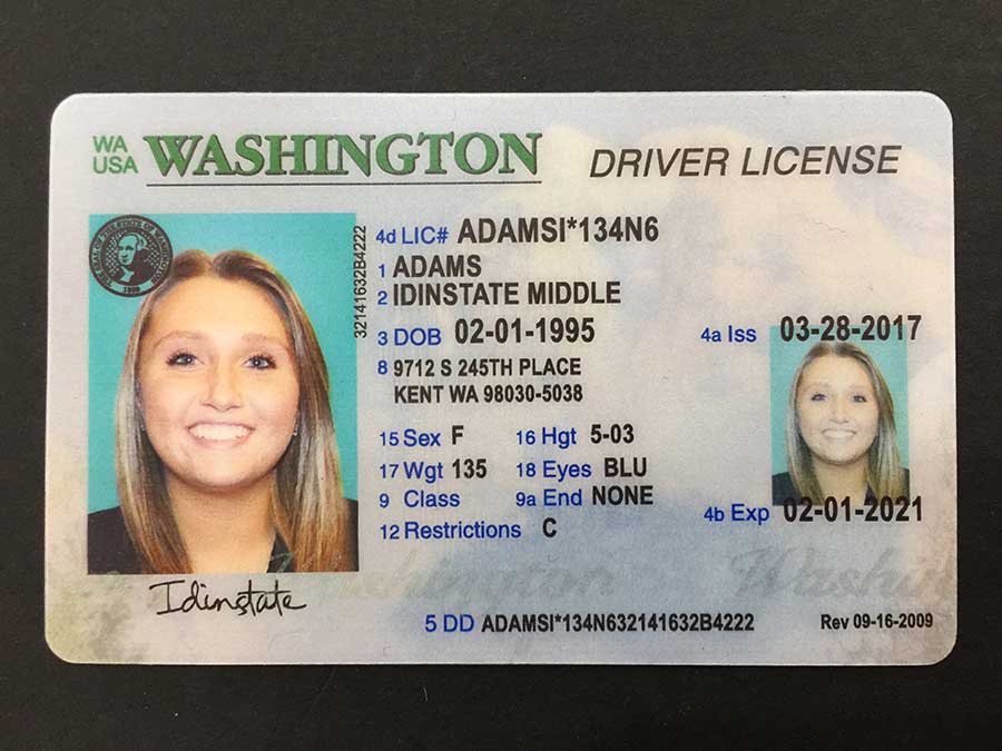 washington state fake id