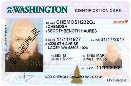 washington state fake id