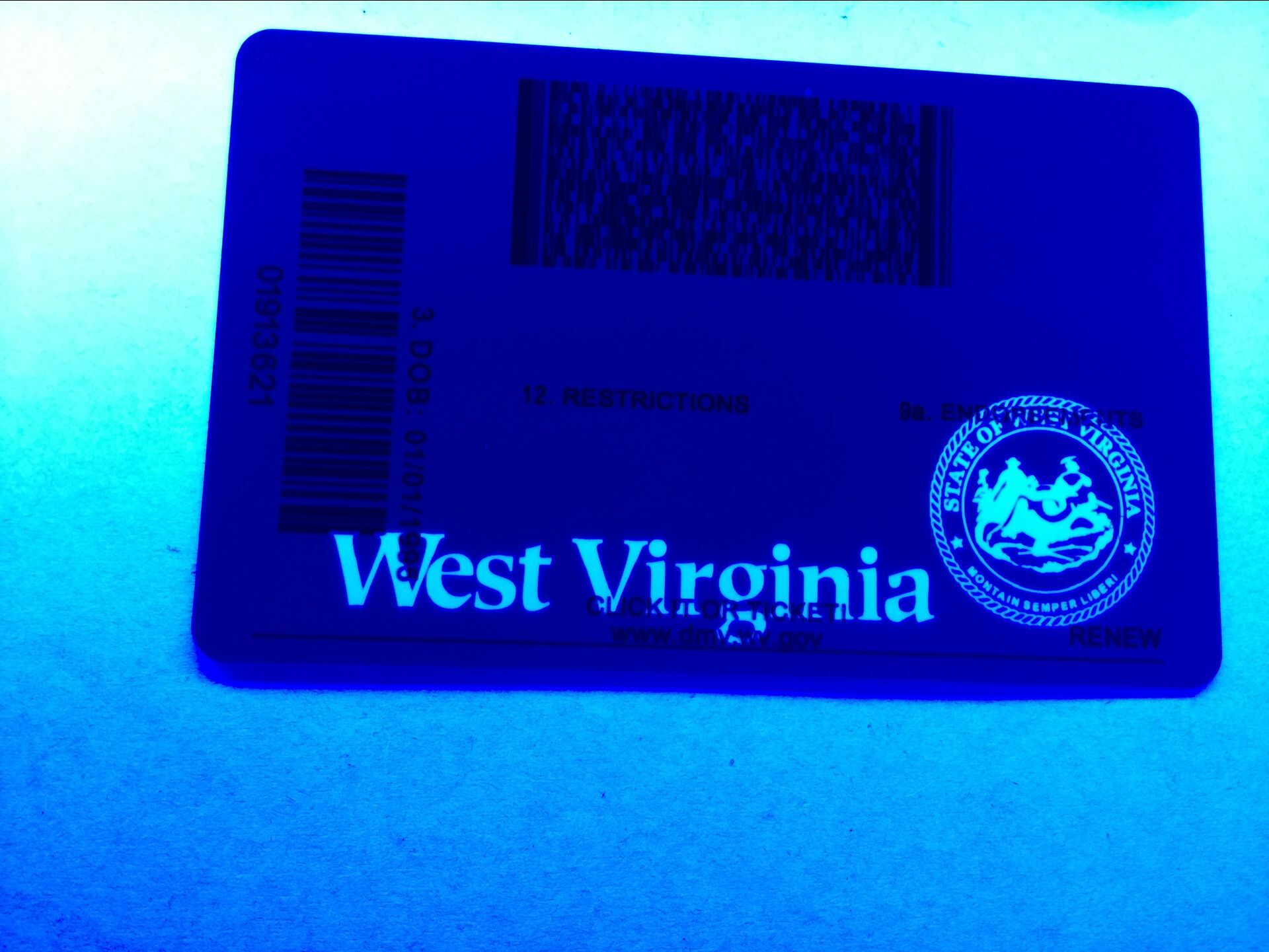 West Virginia Fake Id Generator