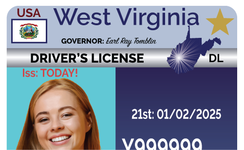 West Virginia Fake Id Templates