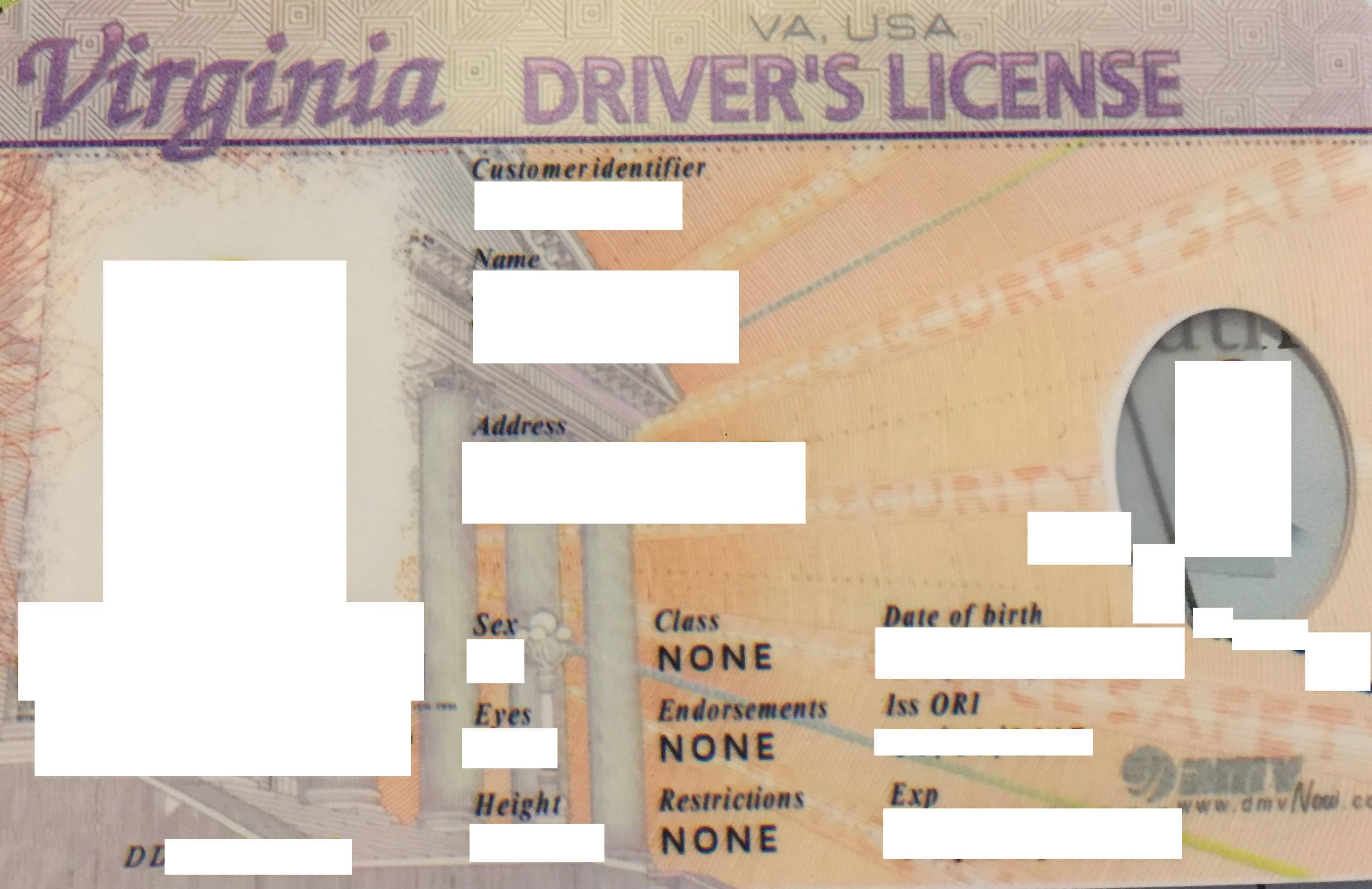 West Virginia Fake Id Templates