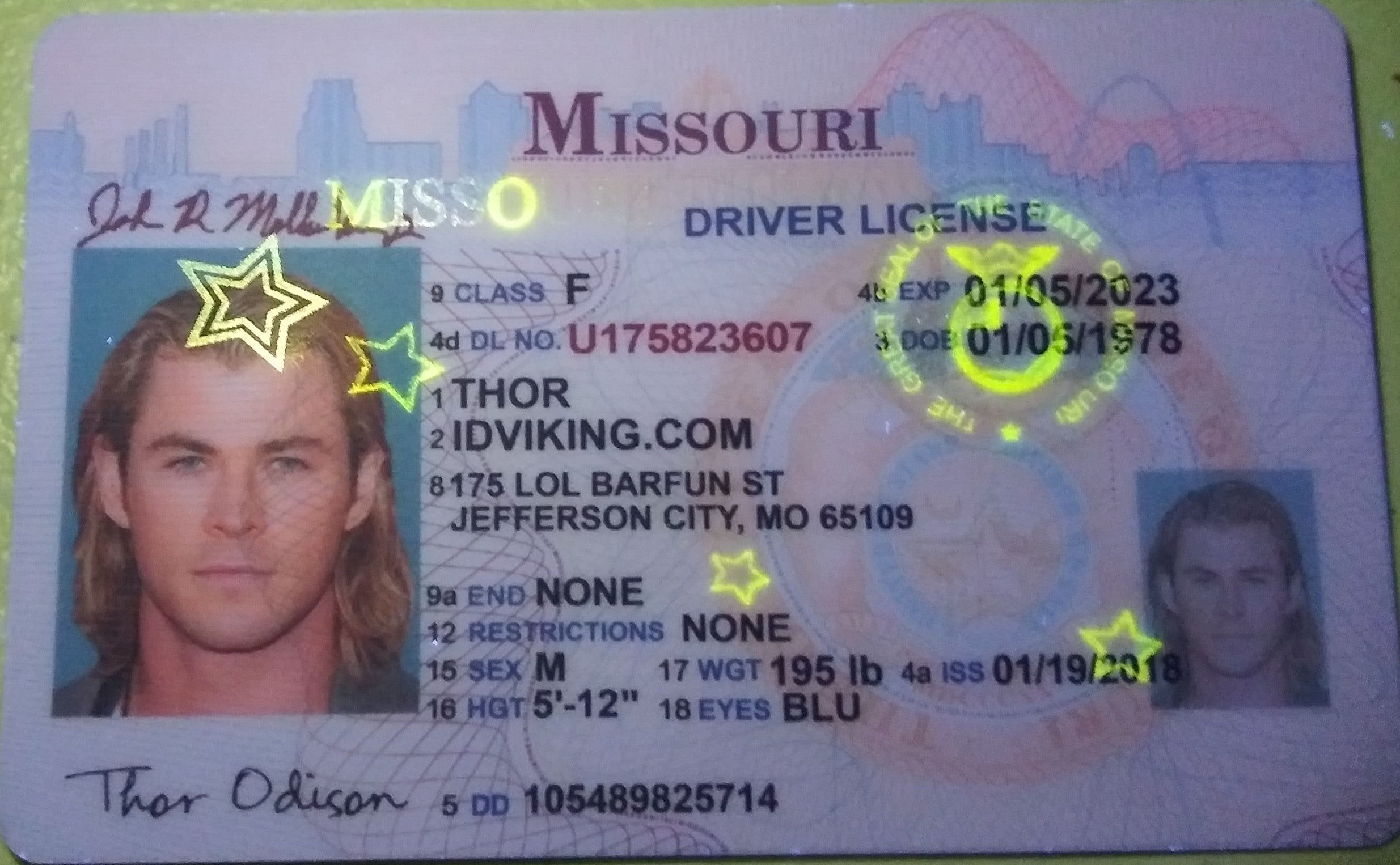 Where To Buy A Missouri Scannable Fake Id