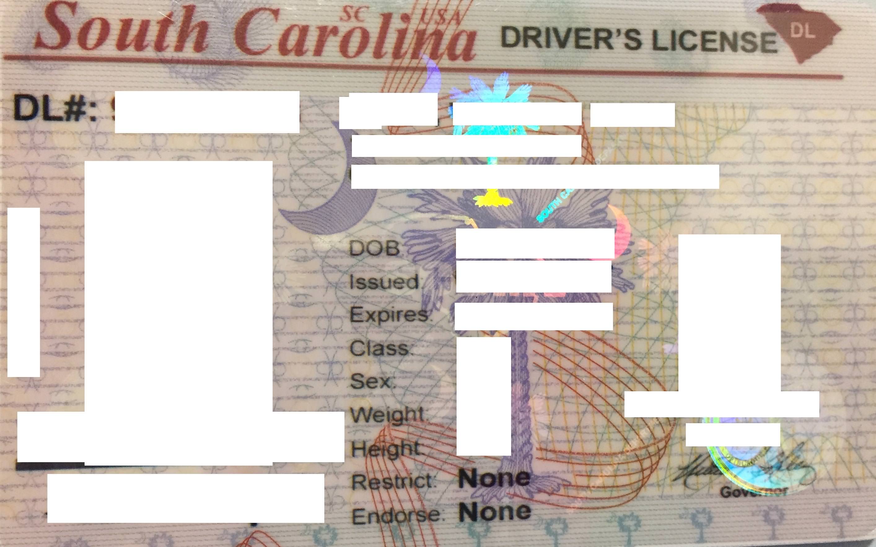 Where To Buy A South Carolina Fake Id