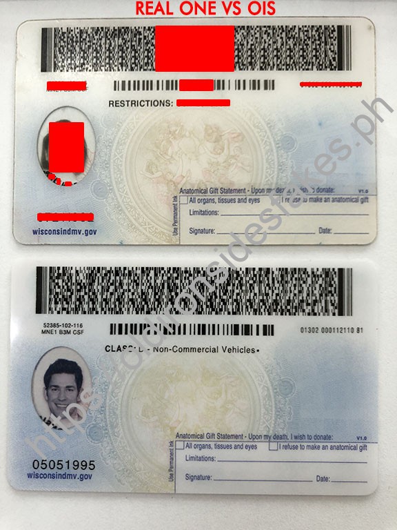 Wisconsin Fake Id Front And Back