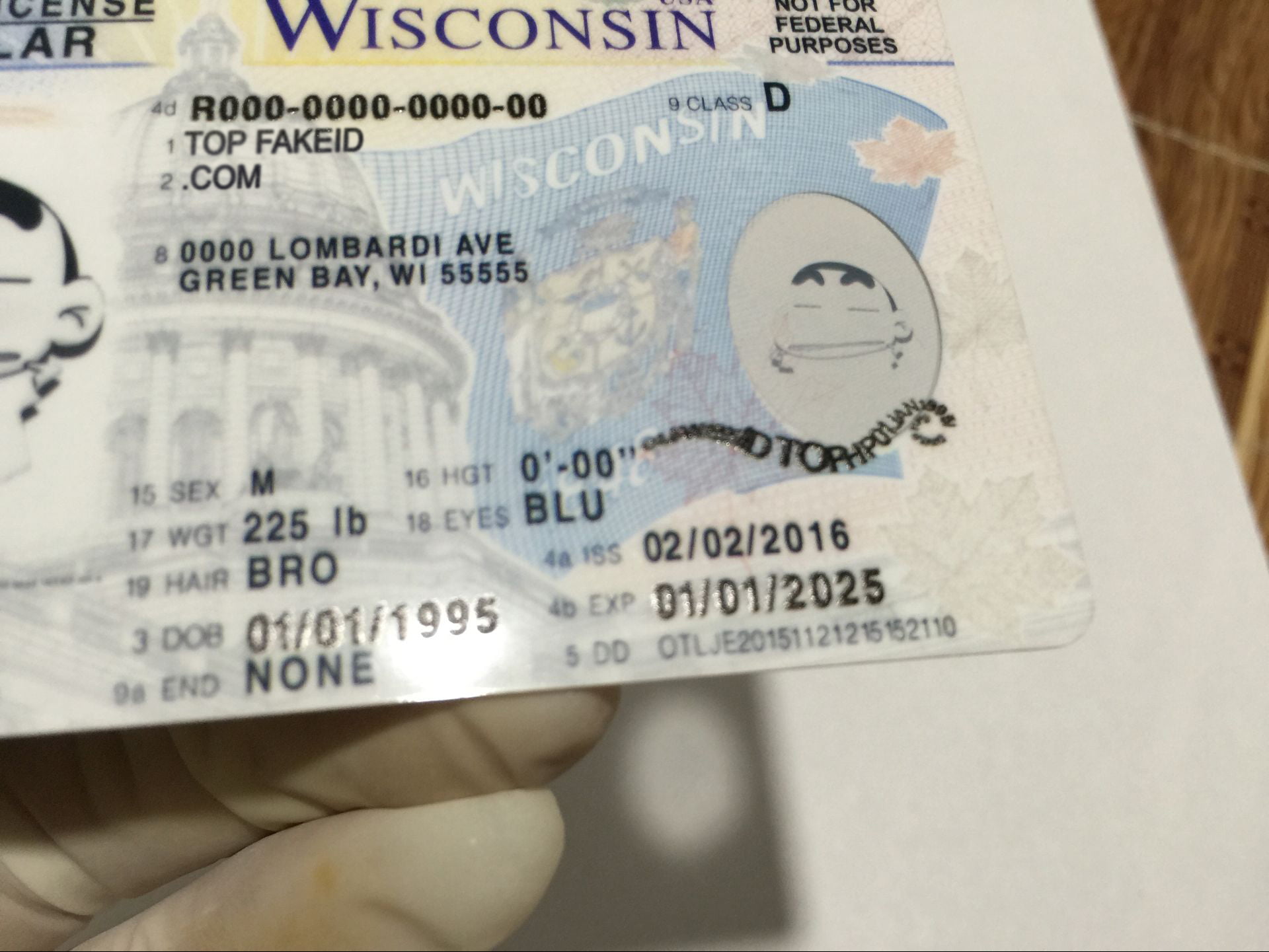 Wisconsin Scannable Fake Id Maker